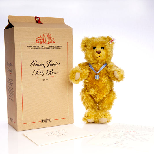 STEIFF 'Golden Jubilee' Bear 2002 – White Tag 660610 Limited Edition