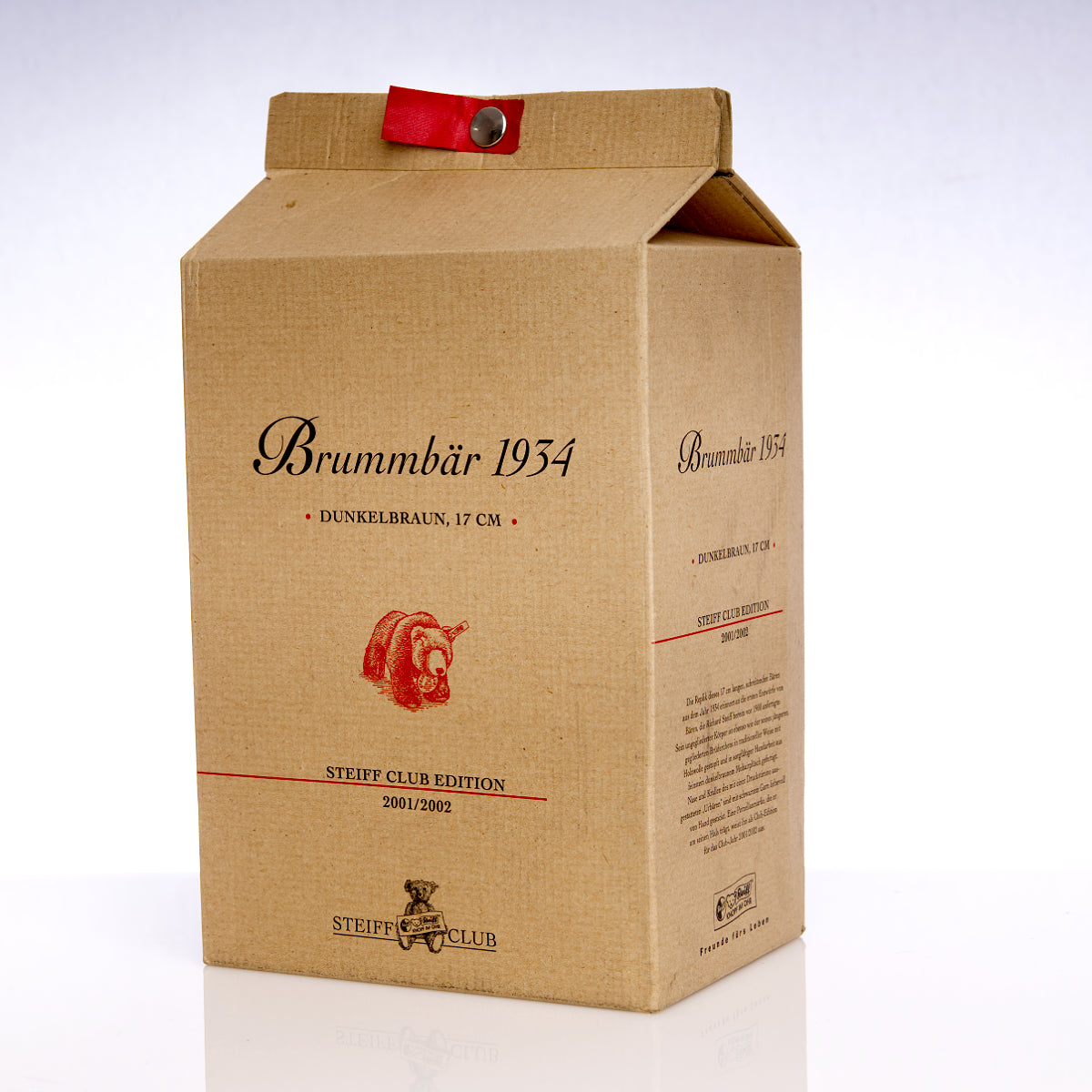 STEIFF 'Growling Bear' / BrummBär 1934 Replica - White Tag 420252 - Club Edition