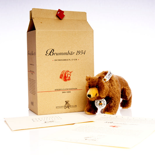 STEIFF 'Growling Bear' / BrummBär 1934 Replica - White Tag 420252 - Club Edition