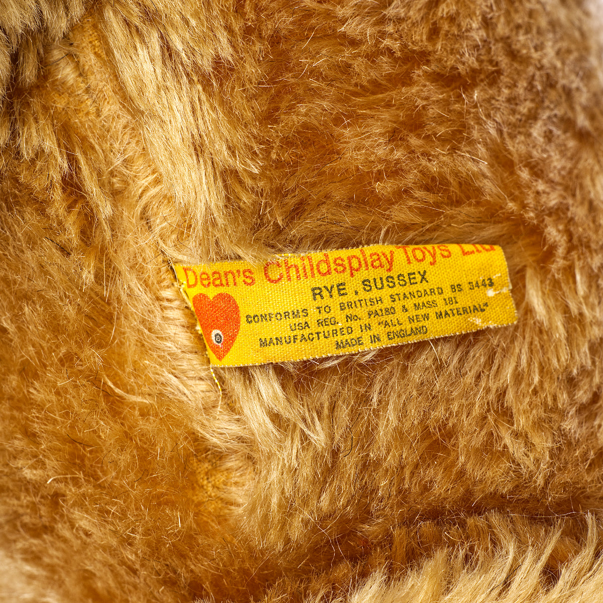 Dean's Childplay Toys 1965-1972 Vintage Bear