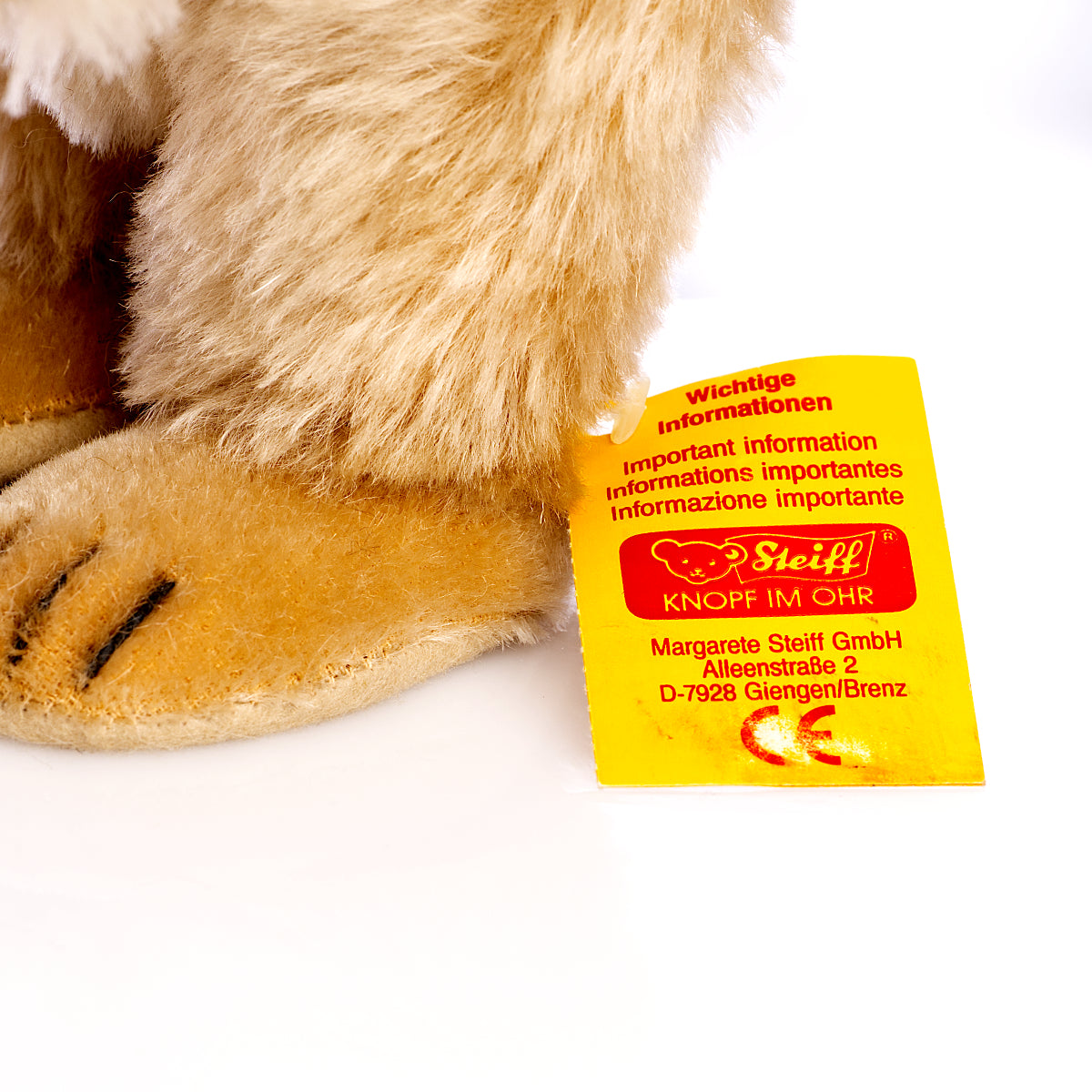 STEIFF '1930's Replica Baby' Teddy Bear - Yellow Tag 407833