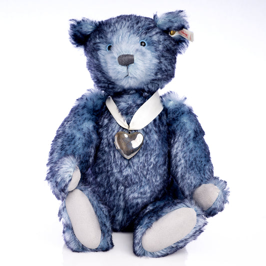STEIFF 'Forget Me Not' Teddy Bear White Tag 666001, North American Exclusive Limited Edition