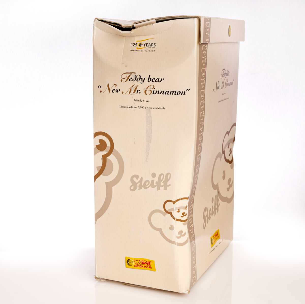 STEIFF 'New Mr. Cinnamon' Bear - White Tag 038846, Limited Edition