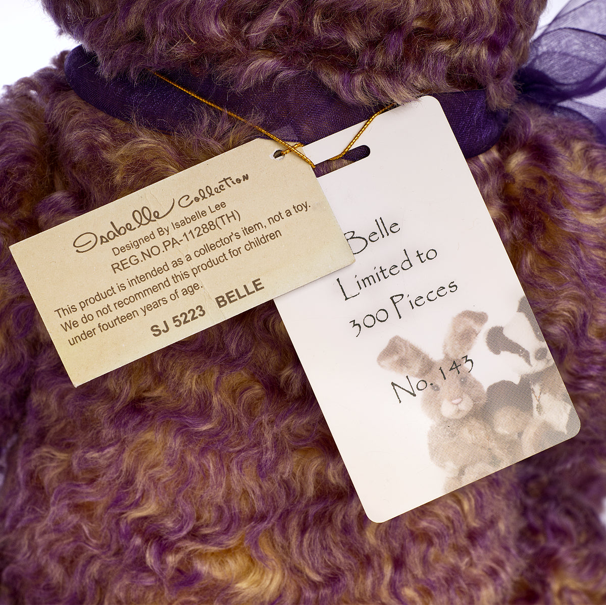 CHARLIE BEARS 'Belle' SJ5223 by Isabelle Lee - Retired Collectible Teddy Bear from 2013