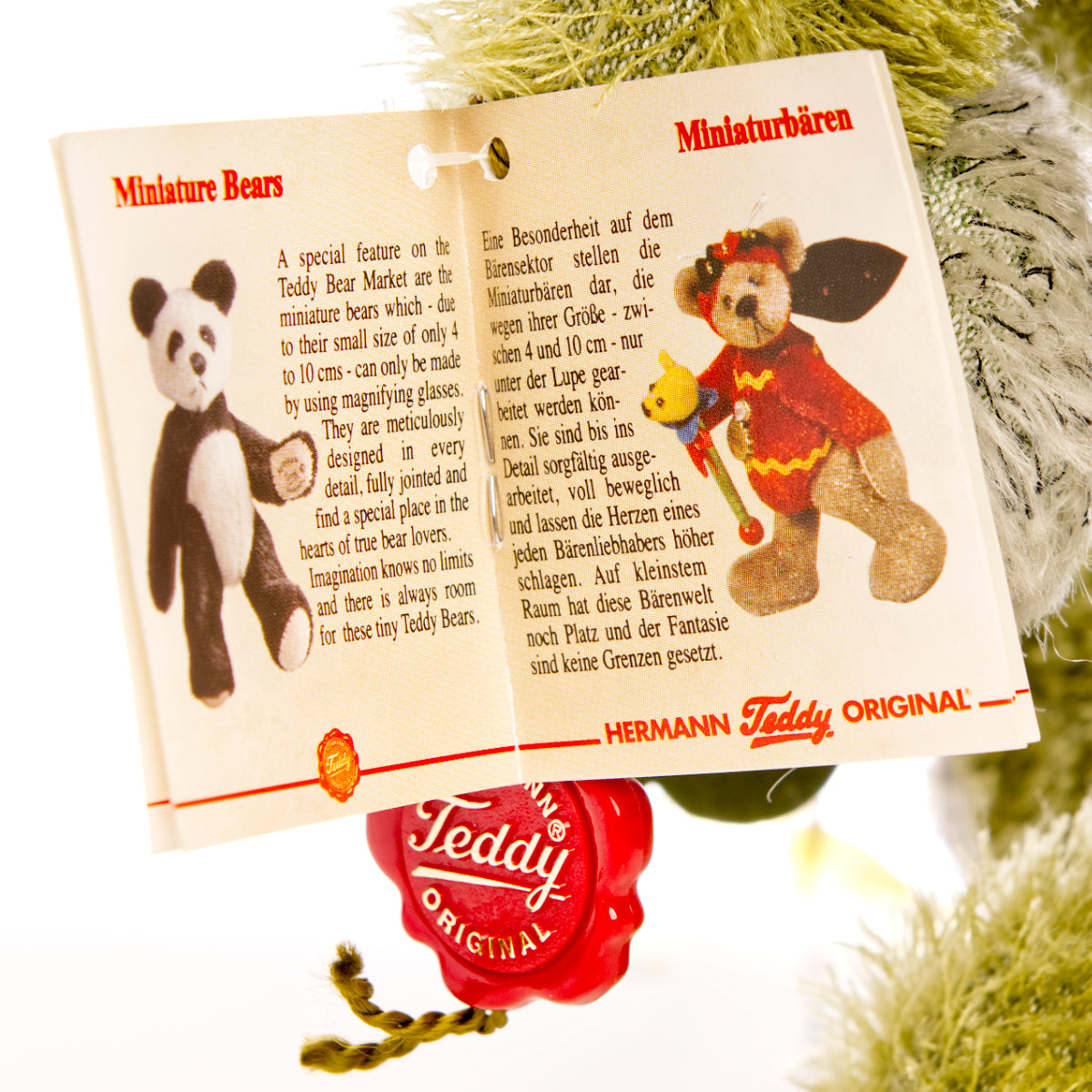HERMANN TEDDY ORIGINAL 'Gooseberry' - Limited Edition