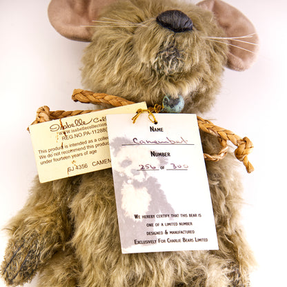 CHARLIE BEARS 'Camembert Mouse' SJ 4356 - Limited Edition Isabelle Collection