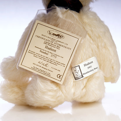 DEAN'S RAG BOOK Co. 'Hudson' - 2002 Membership Limited Edition Bear