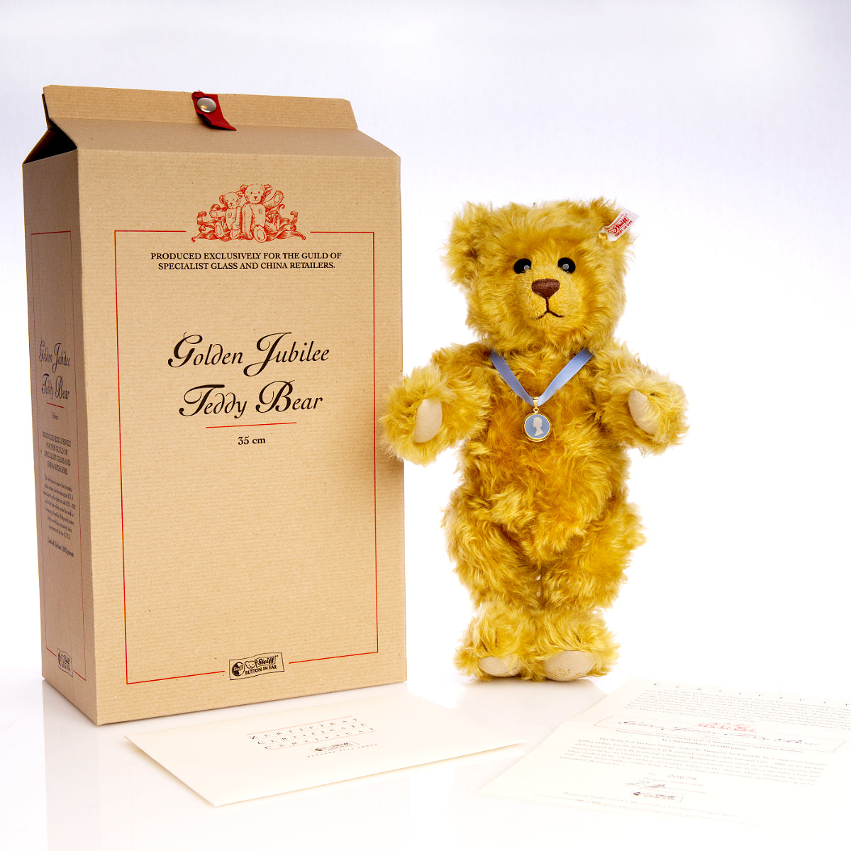 STEIFF 'Golden Jubilee' Bear 2002 – White Tag 660610  Limited Edition