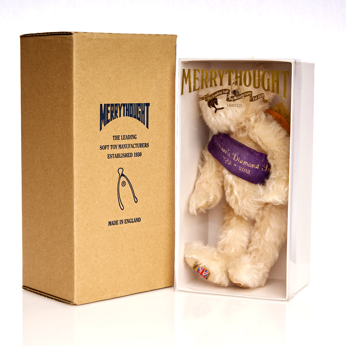 MERRYTHOUGHT Queen’s Diamond Jubilee Bear 2012 – Limited Edition