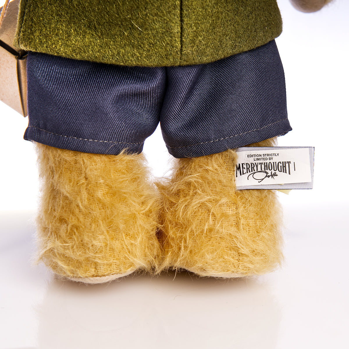 MERRYTHOUGHT 'Johnny The Evacuee Bear' Limited Edition - exclusive Danbury Mint