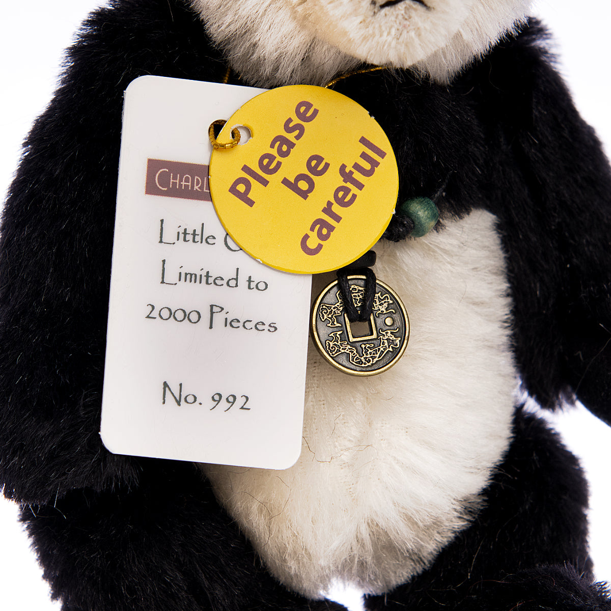 CHARLIE BEARS 'Little One Panda BEAR' – designed by Isabelle Lee for Isabelle MiniMo Collection – Limited Edition