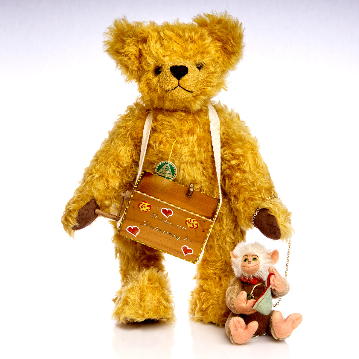 HERMANN-SPIELWAREN ‘Sonneberg Museums Musical Bear & Monkey 2003’ – Limited American Edition