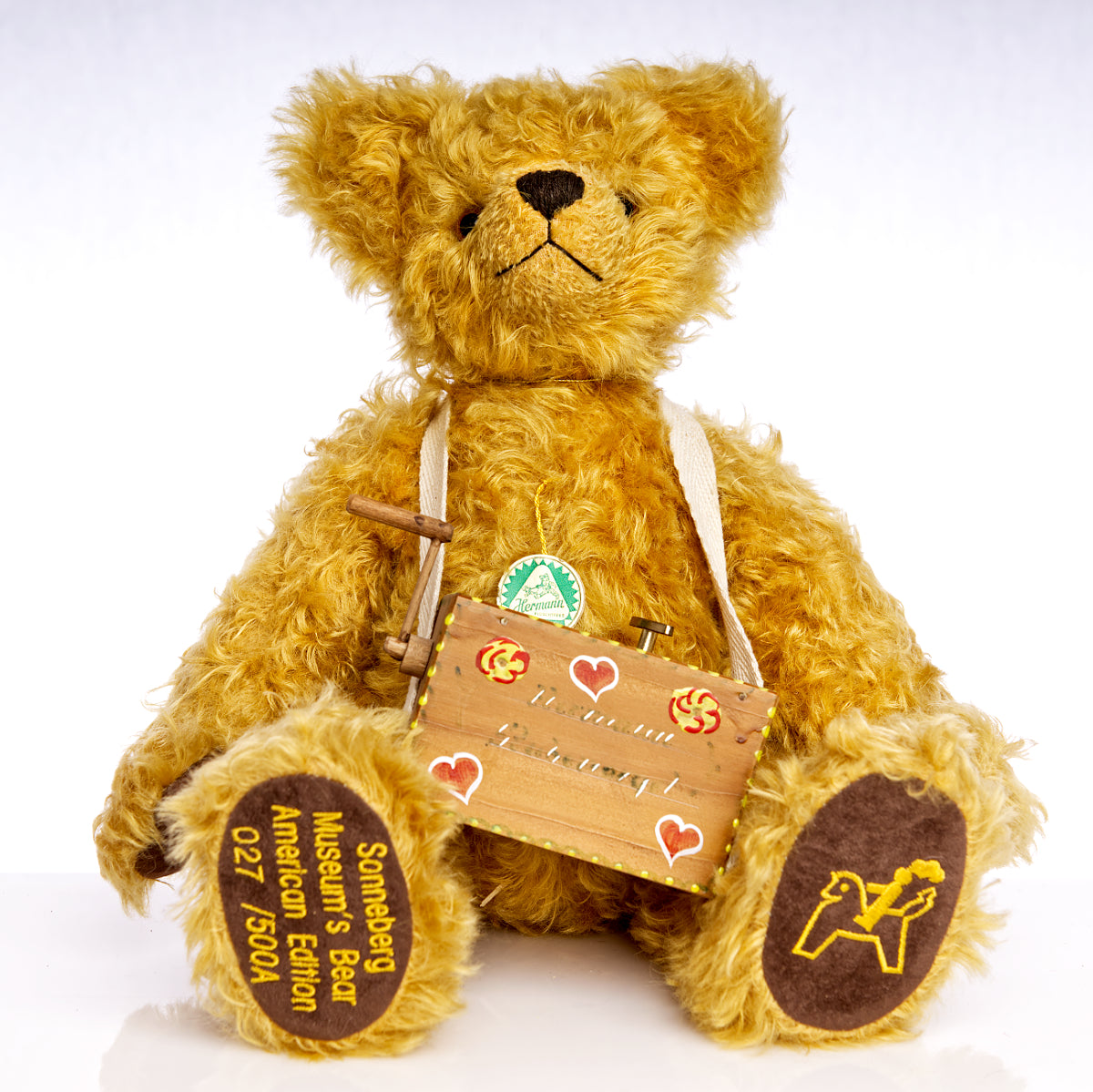 HERMANN-SPIELWAREN ‘Sonneberg Museums Musical Bear & Monkey 2003’ – Limited American Edition