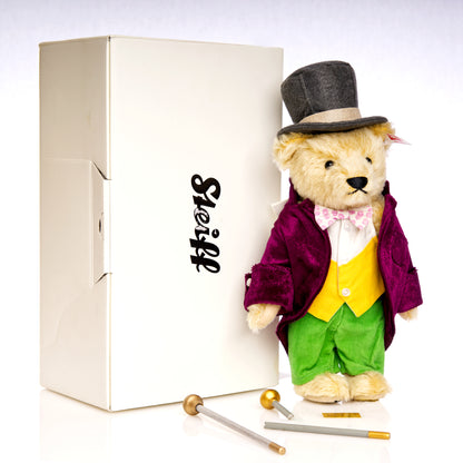 STEIFF 'Willy Wonka' from Roald Dahl White Tag 662768 - Limited Edition for Danbury Mint
