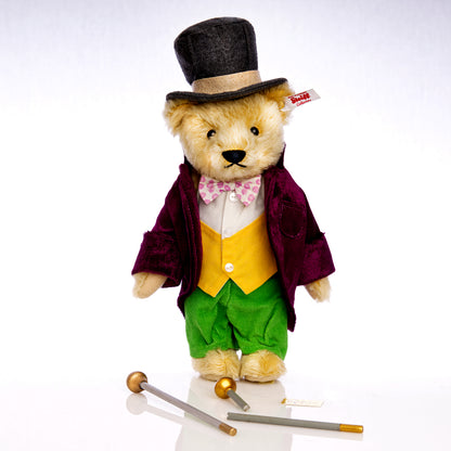 STEIFF 'Willy Wonka' from Roald Dahl White Tag 662768 - Limited Edition for Danbury Mint