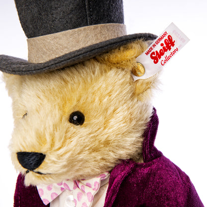 STEIFF 'Willy Wonka' from Roald Dahl White Tag 662768 - Limited Edition for Danbury Mint