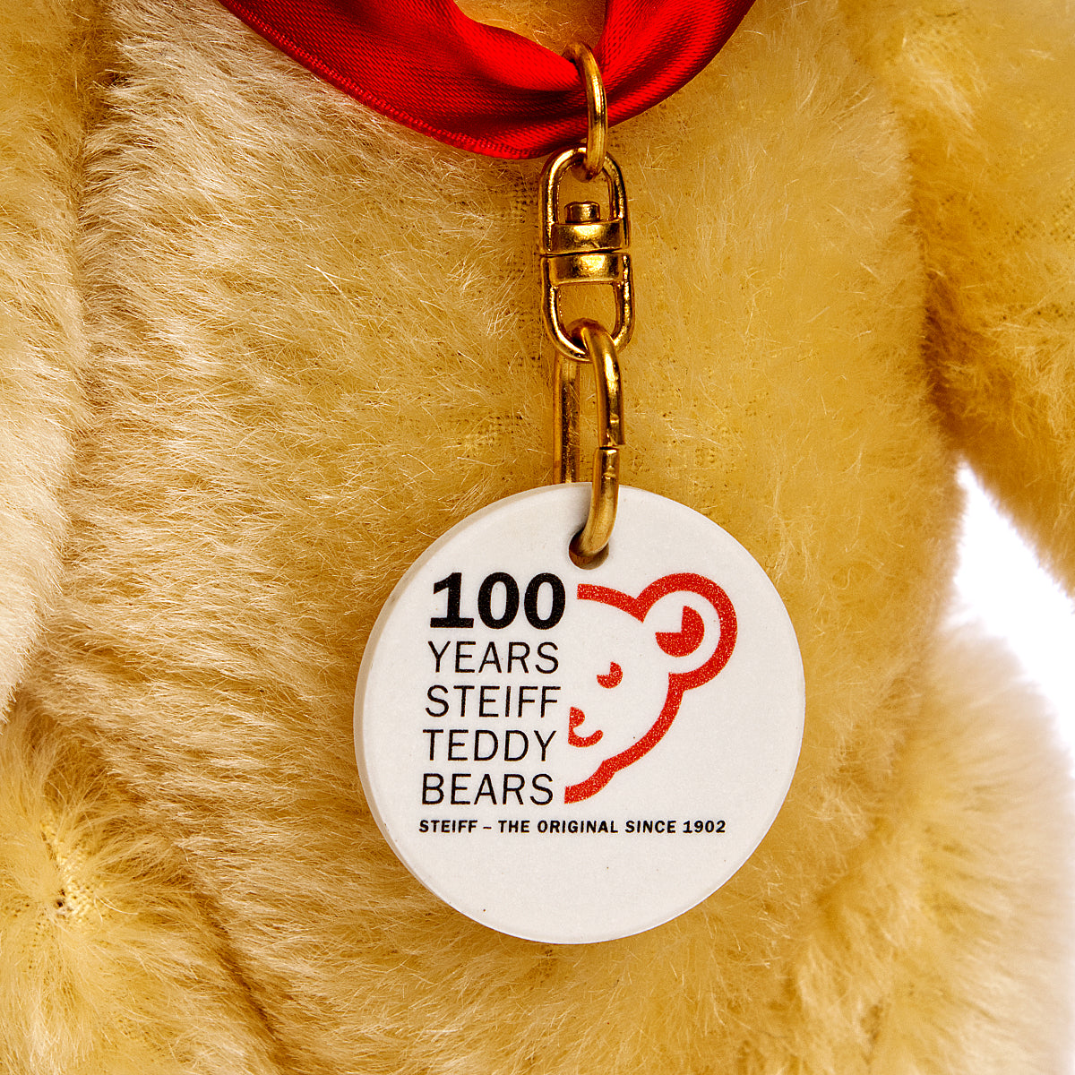 STEIFF 'Geburtstags-Teddybär' 100 Anniversary Bear - White Tag 671043 - Limited Edition