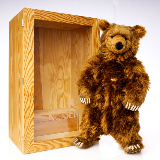 KÖSEN 'Gold-Collection Brown Bear' - Limited Edition with Showcase