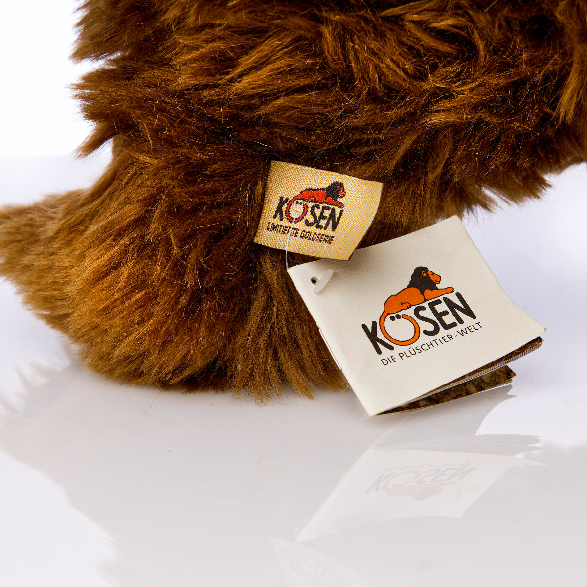 KÖSEN 'Gold-Collection Brown Bear' - Limited Edition with Showcase
