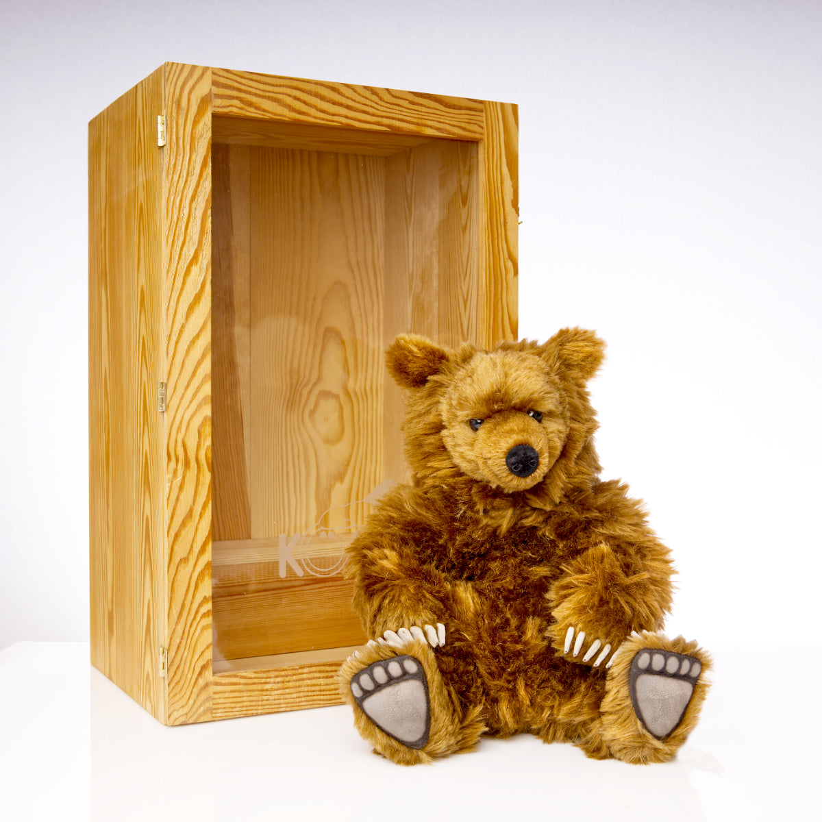 KÖSEN 'Gold-Collection Brown Bear' - Limited Edition with Showcase
