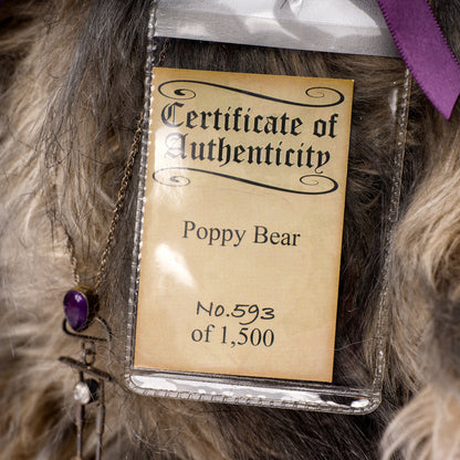 SILVER TAG BEARS 'Poppy' - Limited Edition 593 of 1500