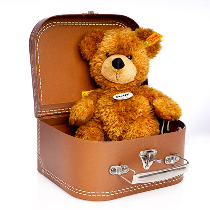STEIFF 'Hannes in Suitcase Bear' from 2011 – Yellow Tag 111952