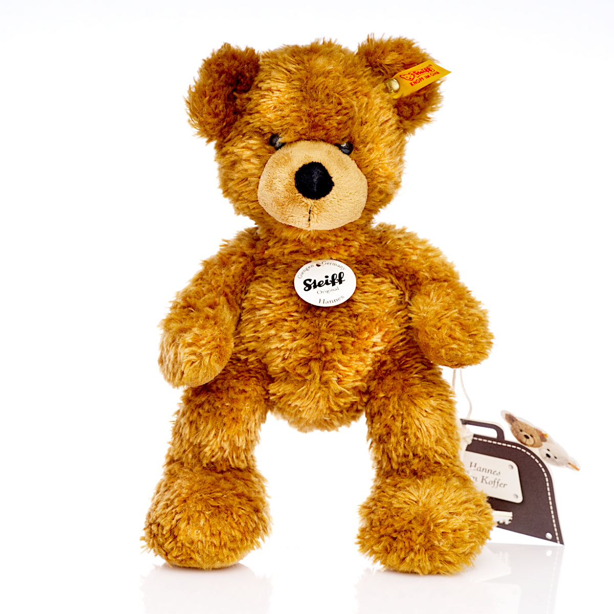 STEIFF 'Hannes in Suitcase Bear' from 2011 – Yellow Tag 111952