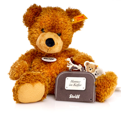 STEIFF 'Hannes in Suitcase Bear' from 2011 – Yellow Tag 111952