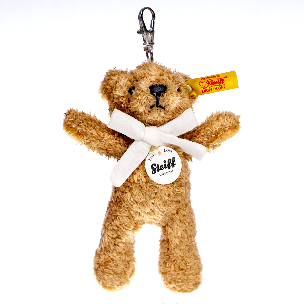 STEIFF 'James Bear' Keyring - Yellow Tag 111570