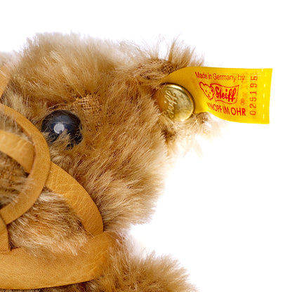 STEIFF Maulkorb 'Muzzle' Bear, Historic Miniature 1908 Replica - Yellow Tag 029196