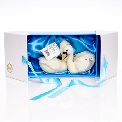 STEIFF 'Wedding Swan Set' 2017 limited Edition, White Tag 021114