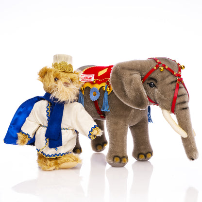 STEIFF - 'King Balthazar with Elephant' 2003 LE - White Tag 037832