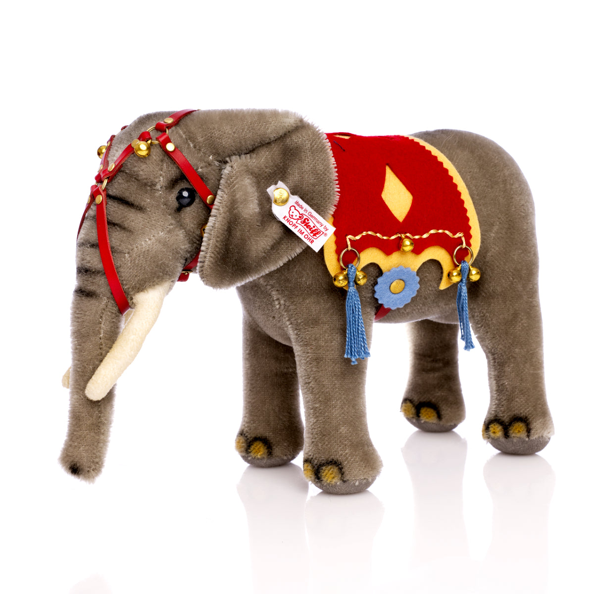 STEIFF - 'King Balthazar with Elephant' 2003 LE - White Tag 037832