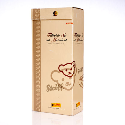 STEIFF 'Teddy Bear set with Motorboat' 2006 LE - White Tag 037405