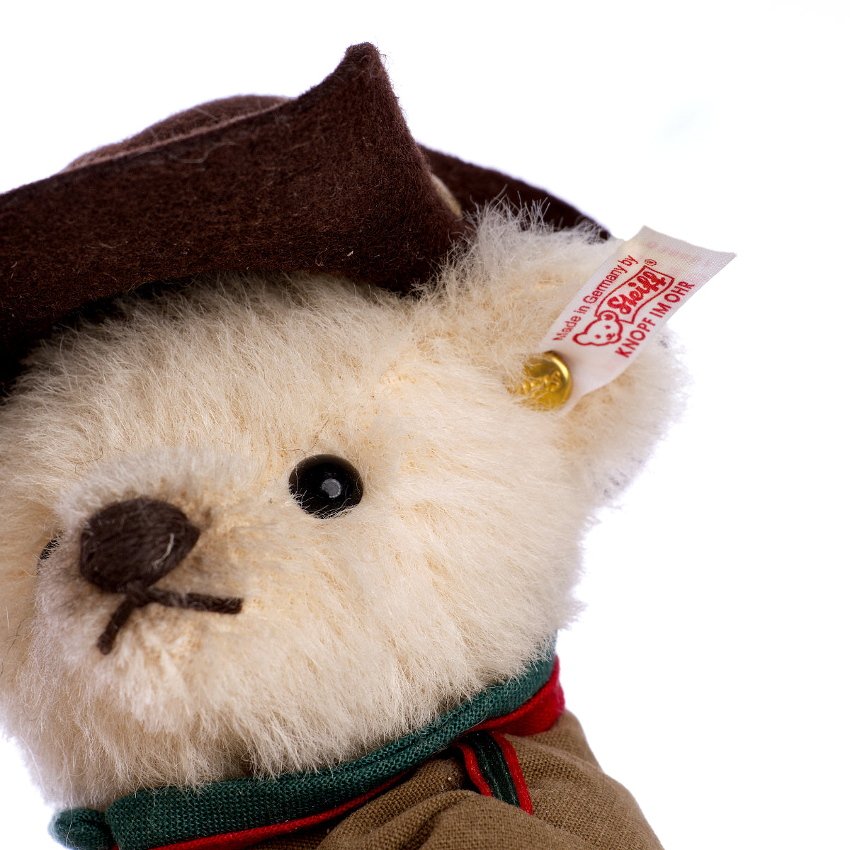 STEIFF 'Roosevelt Rough Rider' Bear Horse – Limited Edition White Tag 038457