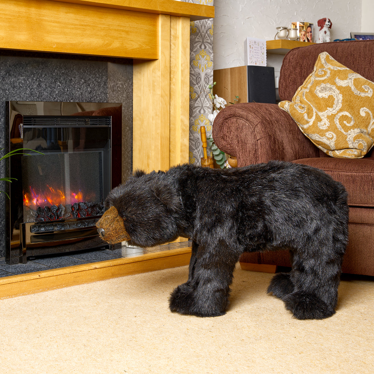 DITZ DESIGNS - 'Black Bear' from The Hen House Footrest Collection