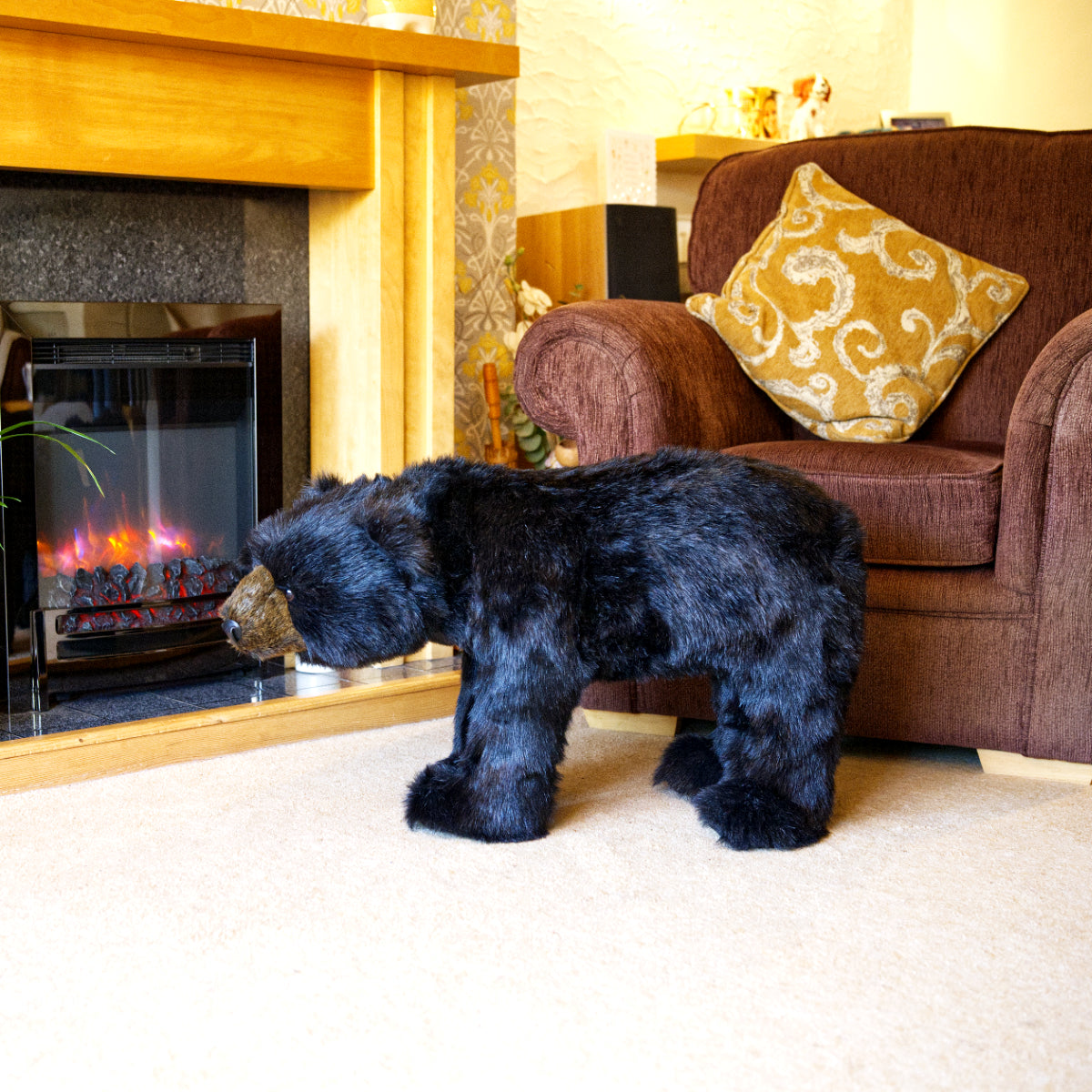 DITZ DESIGNS - 'Black Bear' from The Hen House Footrest Collection