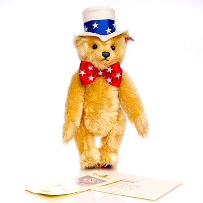STEIFF 'First American Teddy' - White Tag 667183 - Limited North American Exclusive