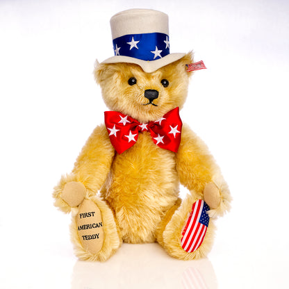 STEIFF 'First American Teddy' - White Tag 667183 - Limited North American Exclusive