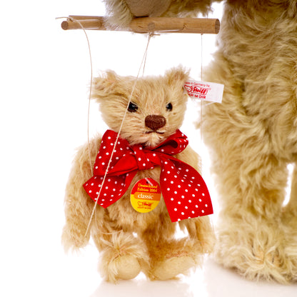 STEIFF 'Puppeteer Mohair Bear & Marionette Set' – German Exclusive  White Tag 671784