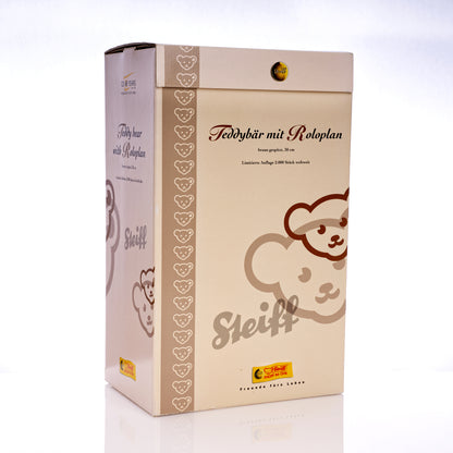 STEIFF 'Teddy Bear with Roloplan' - White Tag 853452 Limited Edition