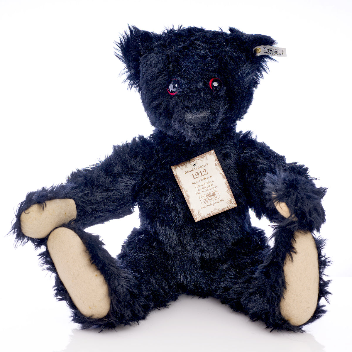STEIFF '1912 Titanic Replica Mourning Bear' British Collectors - exclusive to the UK White Tag 406829