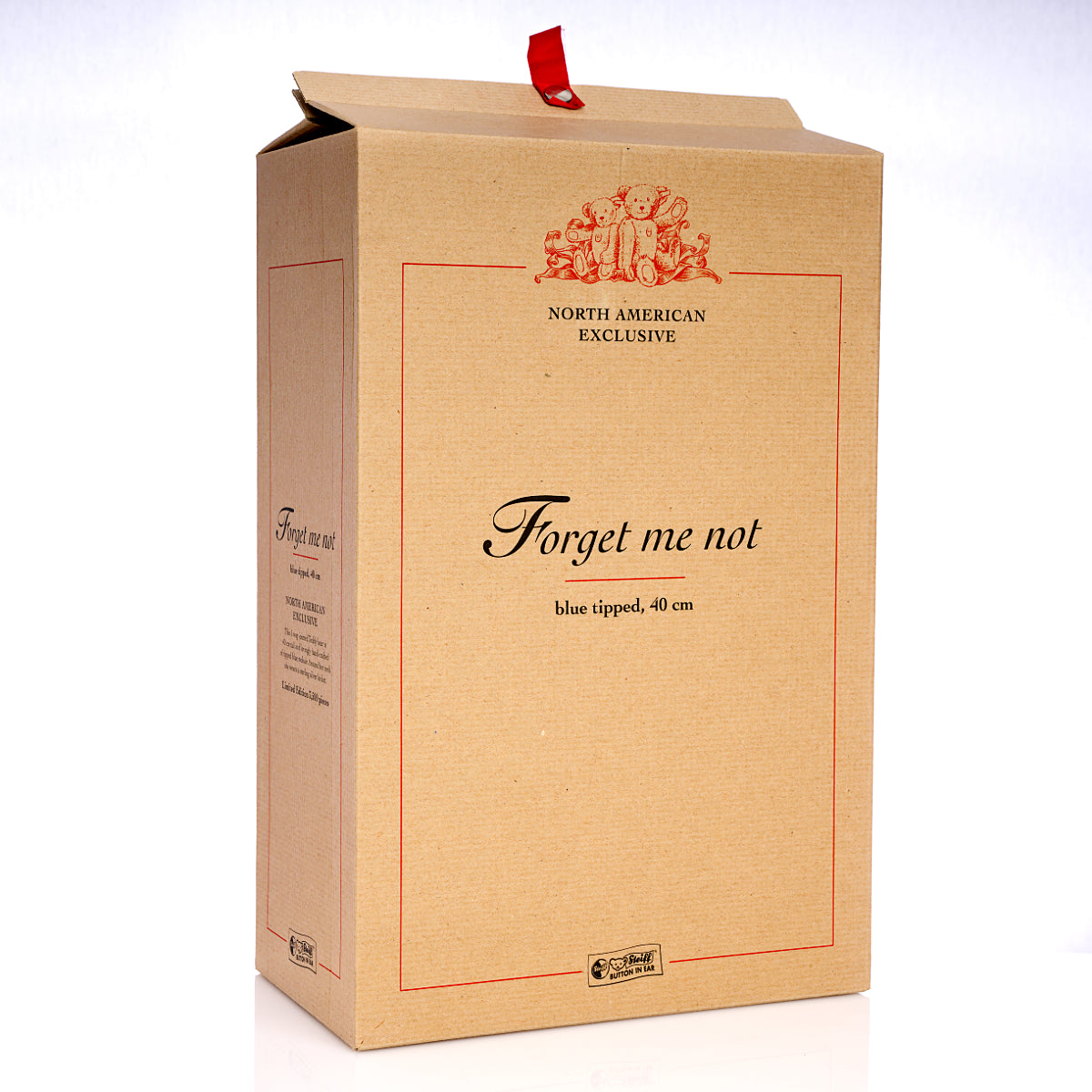 STEIFF 'Forget Me Not' Teddy Bear White Tag 666001, North American Exclusive Limited Edition