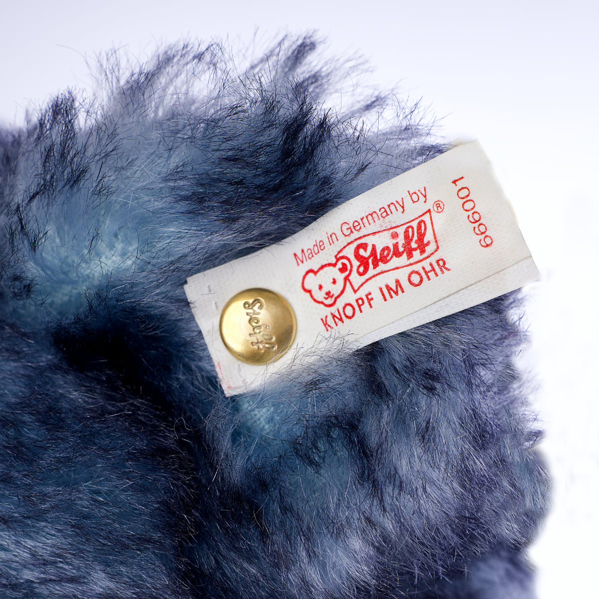 STEIFF 'Forget Me Not' Teddy Bear White Tag 666001, North American Exclusive Limited Edition