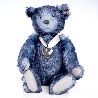 STEIFF 'Forget Me Not' Teddy Bear White Tag 666001, North American Exclusive Limited Edition