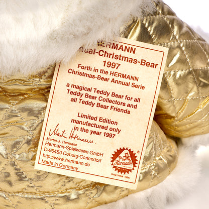 HERMANN-SPIELWAREN 'Christmas Bear 1997' - Limited Annual Edition
