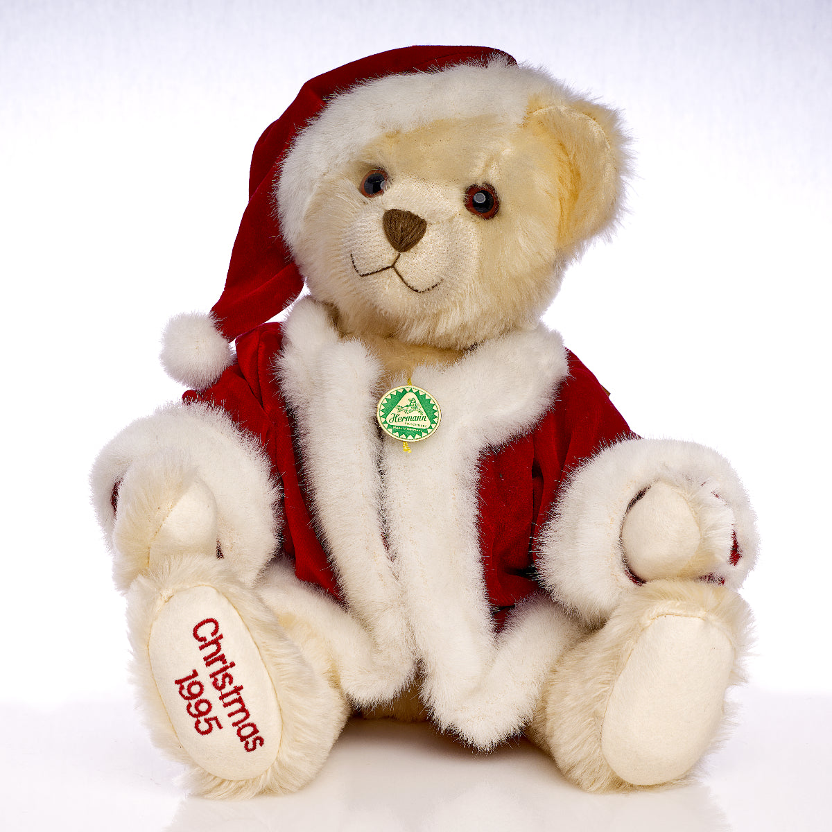 HERMANN-SPIELWAREN 'Christmas Bear 1995' - Limited Annual Edition