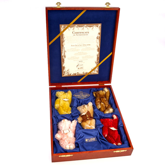 STEIFF - British Collectors 'UK Baby Bear Set' 1994-1998, White Tag 654695