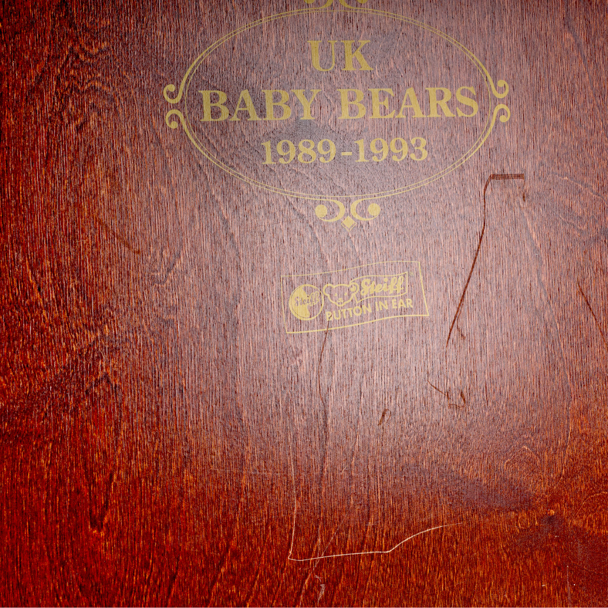 STEIFF British Collectors 'UK Baby Bear Set 1989–1993' - White Tag 654497