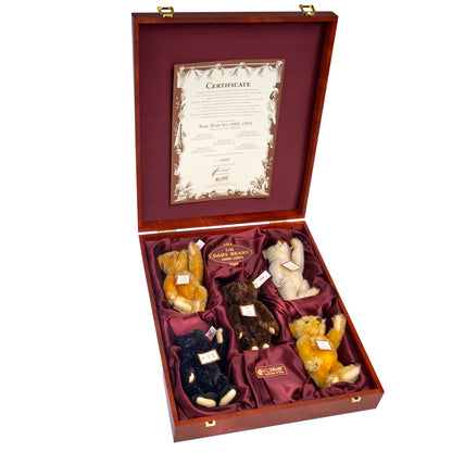 STEIFF British Collectors 'UK Baby Bear Set 1989–1993' - White Tag 654497